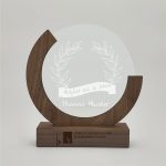 Mei Musi Holz Glas Award Connect mit individueller Gravur OOE Blasmusikverband