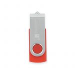 USB Stick in rot-silber mit 8 GB Speicher unr Gravur OOE Blasmusikverband